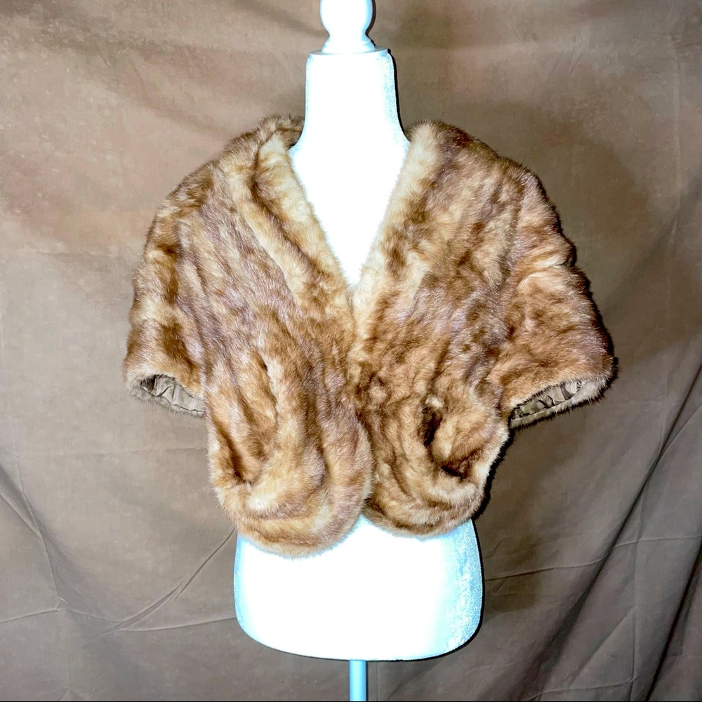 VTG retro autumn haze mink jacket cover smoke and pet friendly